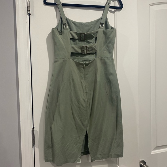 Lulu’s Sage Green Dress, S - Picture 2 of 4